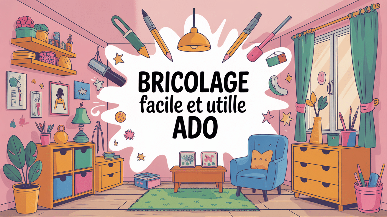 bricolage facile et utile pour ado déco et outils