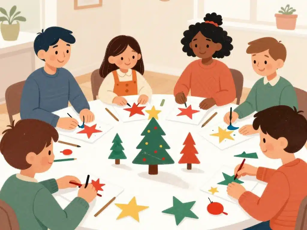 bricolage noel enfants famille diy créatif