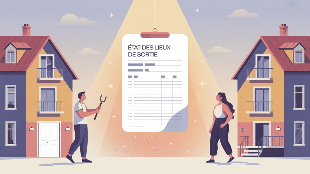 dégats constatés après état des lieux de sortie formulaire locataire propriétaire