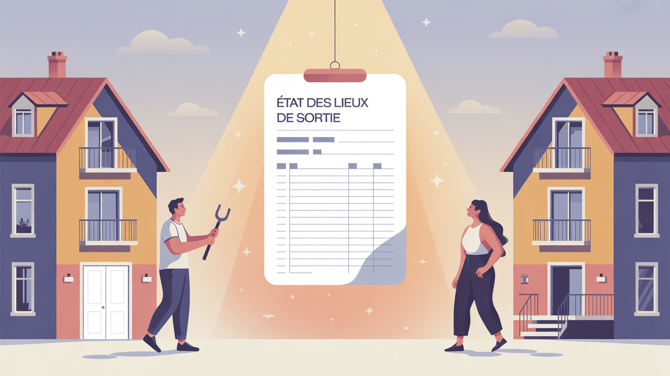 dégats constatés après état des lieux de sortie formulaire locataire propriétaire