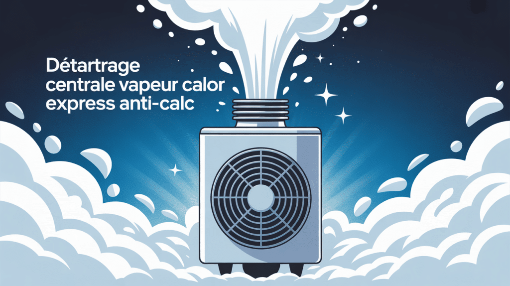 détartrage centrale vapeur Calor Express Anti-Calc image propre et technologique