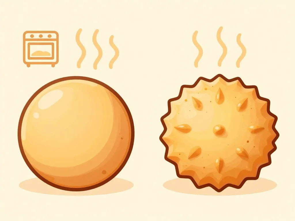 Texture et forme différence entre Congolais et rocher coco biscuits