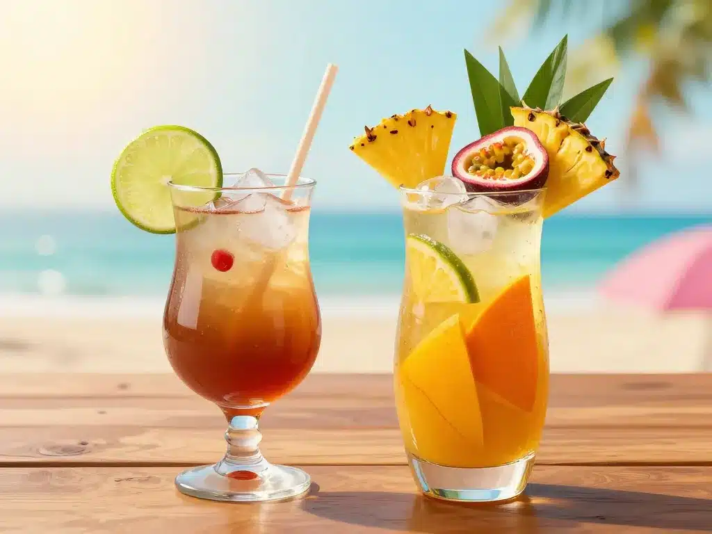 difference punch et planteur ingrédients cocktails antillais