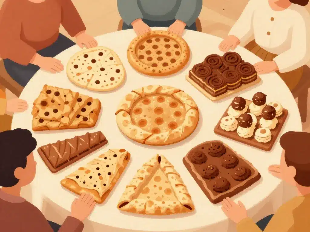 mosaïque galette juif différentes régions