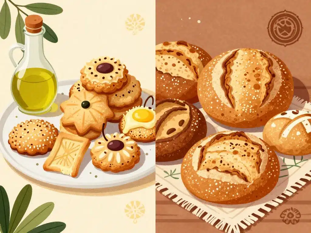 galette juif contraste régional séfarade ashkénaze