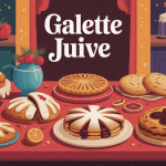 assortiment galette juif tradition sur table fête