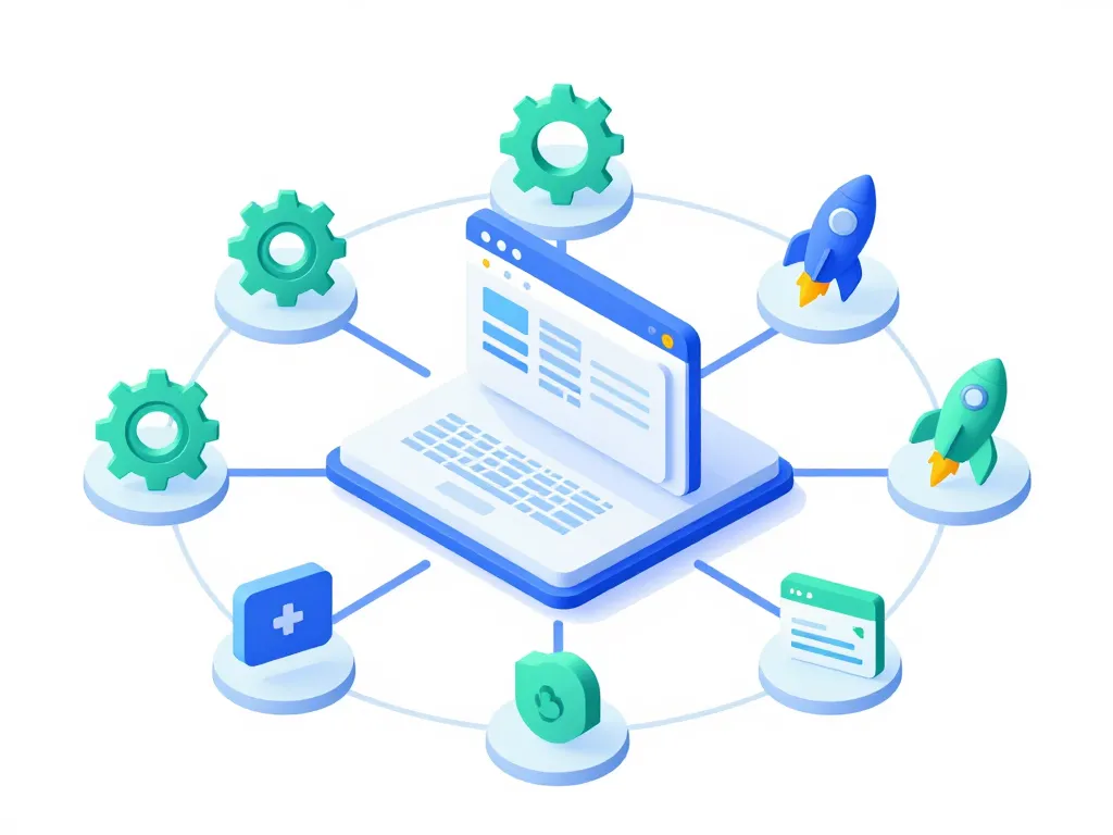 diagramme stylisé lodaweb plateforme web optimisation