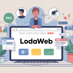 illustration lodaweb création optimisation site web