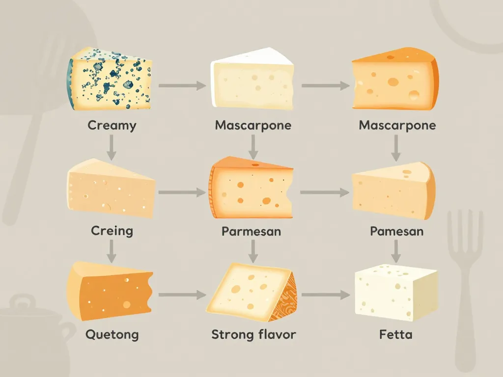 Par quoi remplacer le gorgonzola schéma choix fromage recette