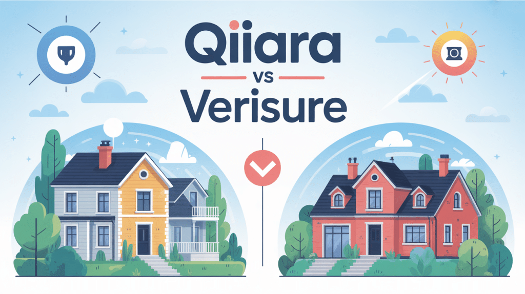 qiara vs verisure visuel sécurité maison