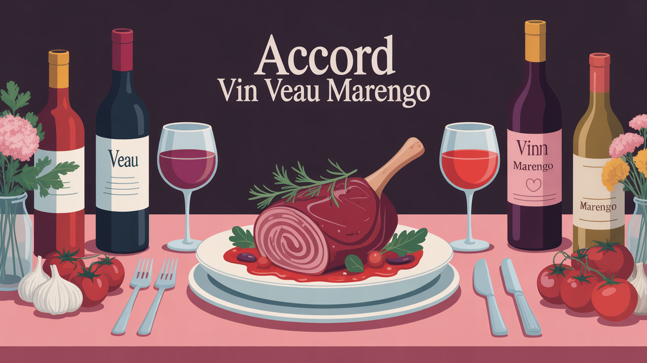 Quel vin avec du veau Marengo table vin et plat