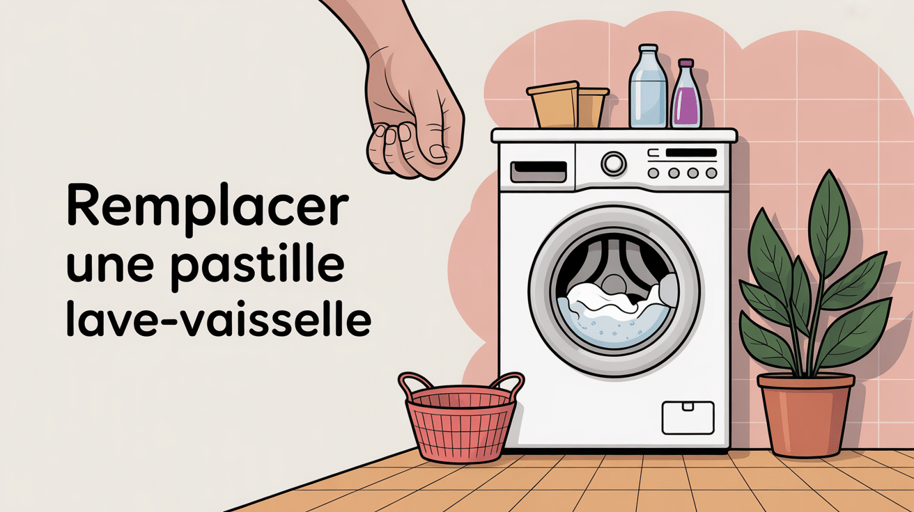 remplacer pastille lave vaisselle alternatives ménagères