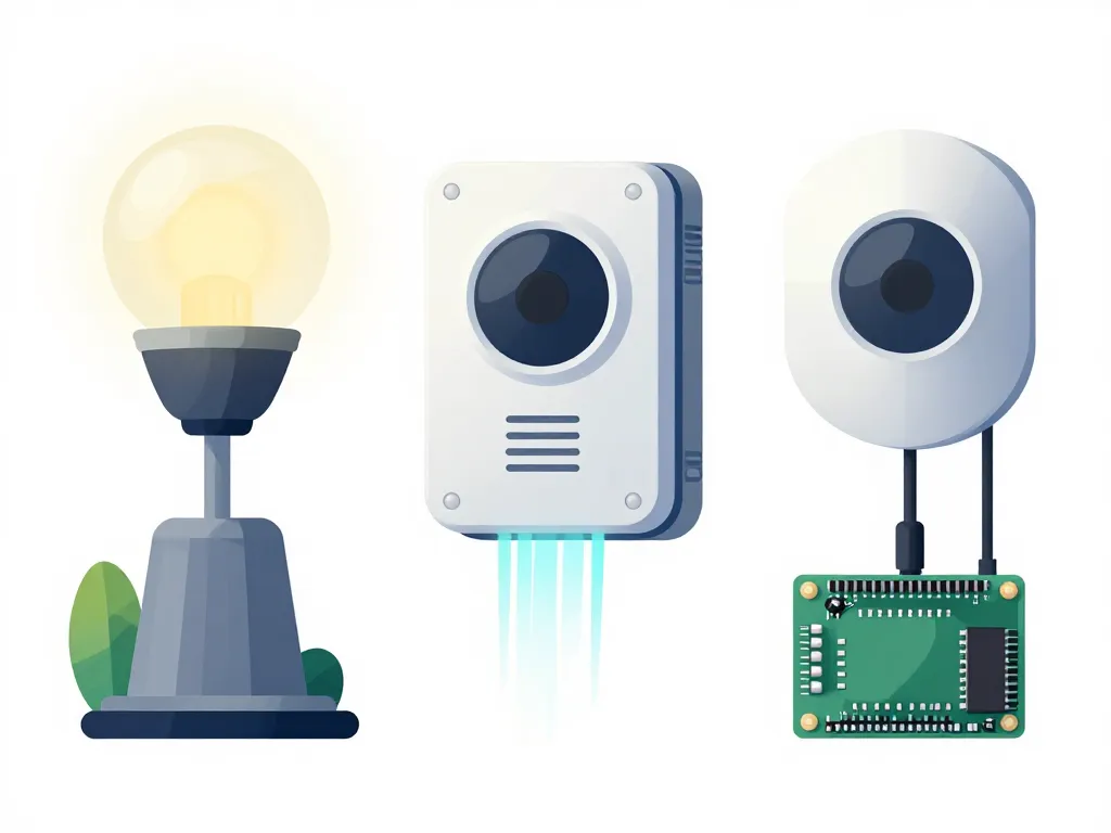 schema d'un detecteur de mouvement configurations exemples