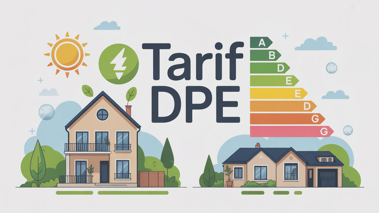 tarif pour un dpe maison appartement icons énergie