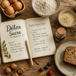 10 conseils pour se desintoxiquer du sucre avec ingrédients naturels et carnet détox