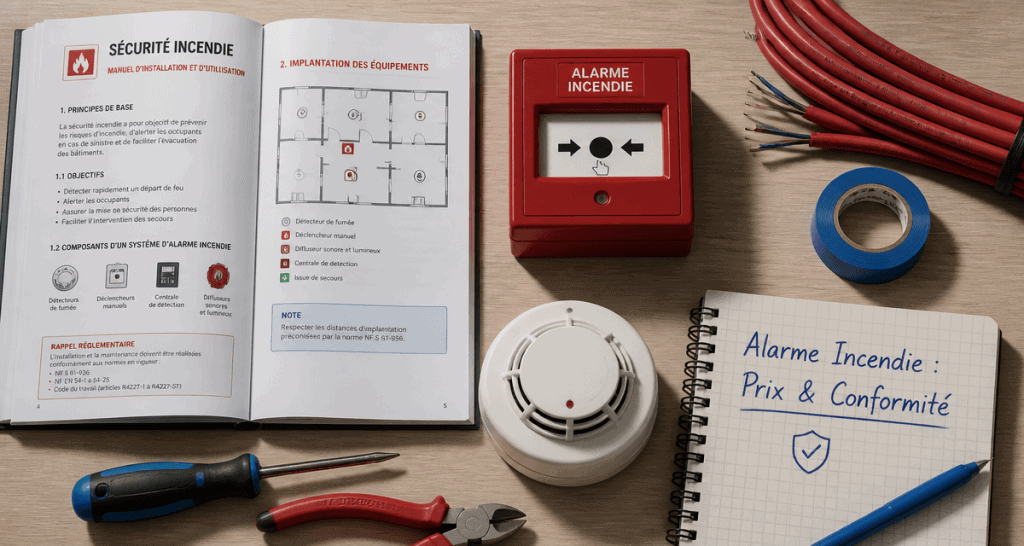 alarme incendie prix matériel et conformité