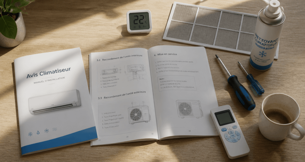 avis sur climatiseur manuel outils thermomètre télécommande