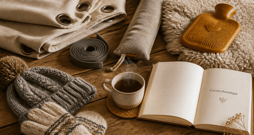 comment chauffer une maison sans chauffage, objets d’isolation thermique