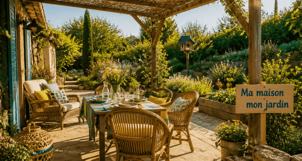 Ma maison mon jardin terrasse et jardin luxuriant