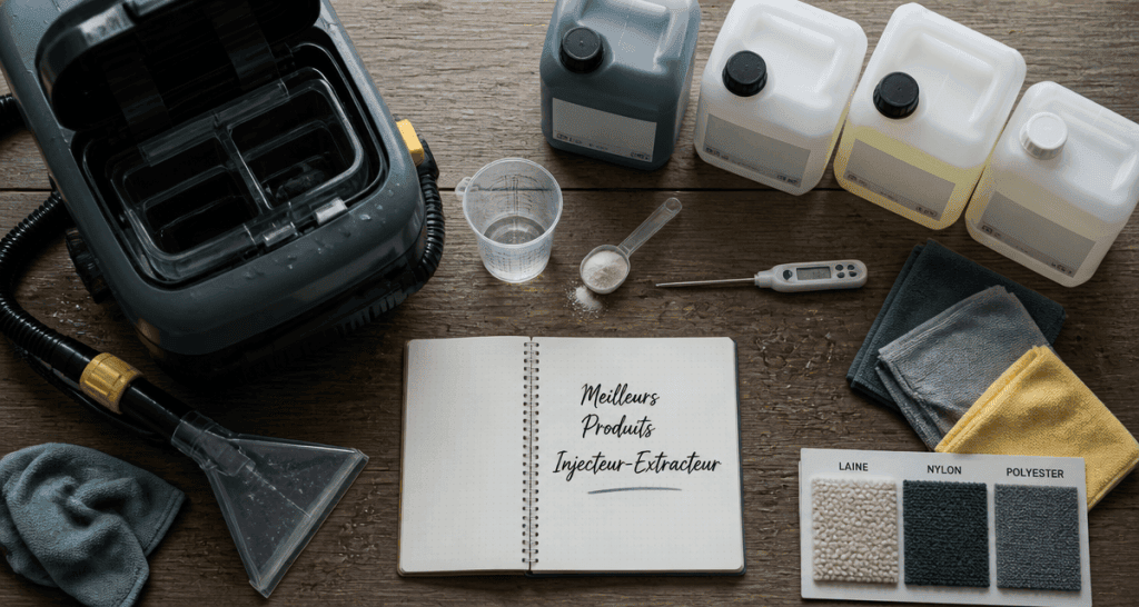 meilleur produit pour injecteur extracteur sur table avec accessoires