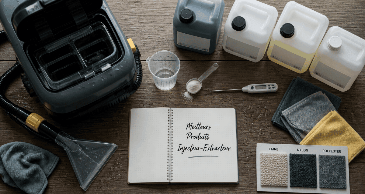 meilleur produit pour injecteur extracteur sur table avec accessoires