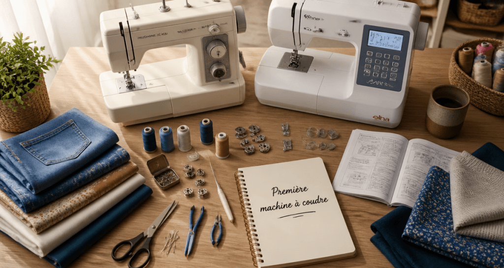meilleure machine à coudre débutant accessoires