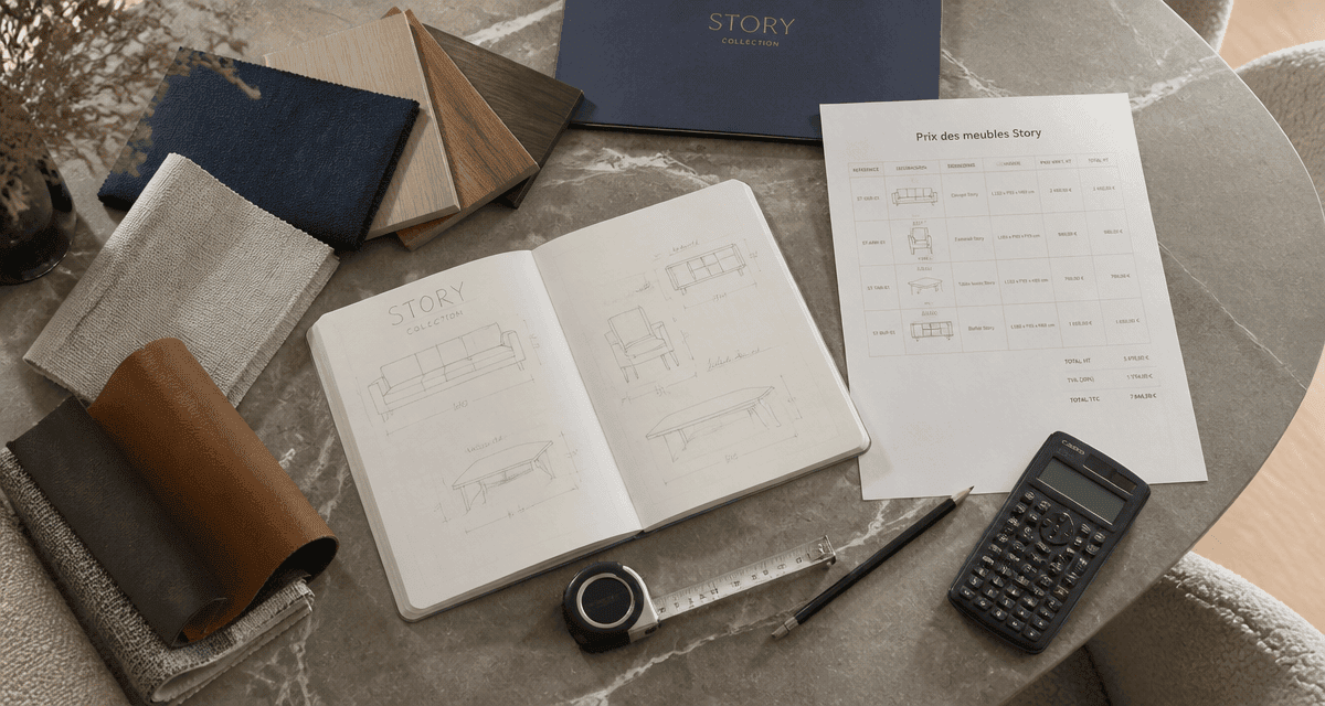 prix meubles story table céramique et devis