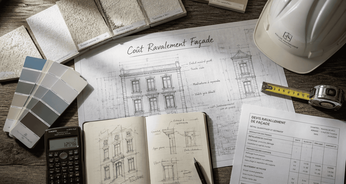 prix ravalement façade maison 100m2 plans et devis