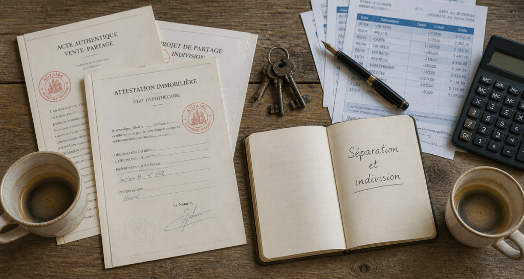 séparation couple non marié maison documents clés