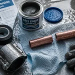 colmater une fuite d eau sous pression sur plan de travail