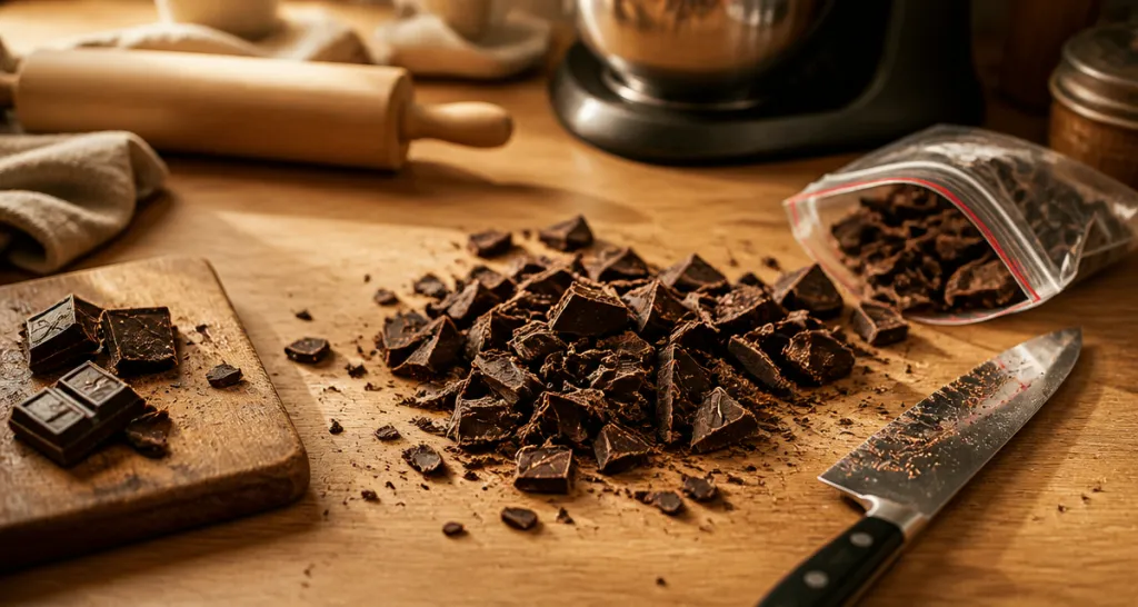 comment casser une tablette de chocolat en pepites