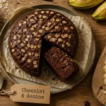 Gâteau chocolat flocon d'avoine healthy, moelleux sans beurre ni farine