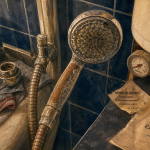 Pas de pression eau chaude : douche sans débit et flexible entartré