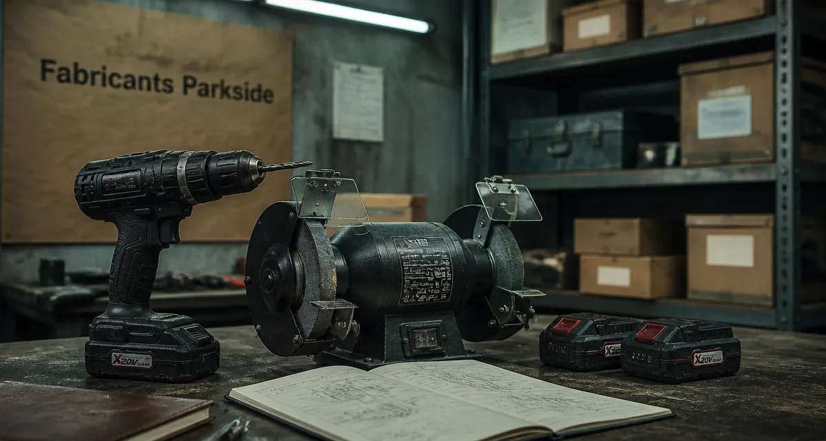 Qui fabrique Parkside : perceuse et meuleuse en atelier Lidl