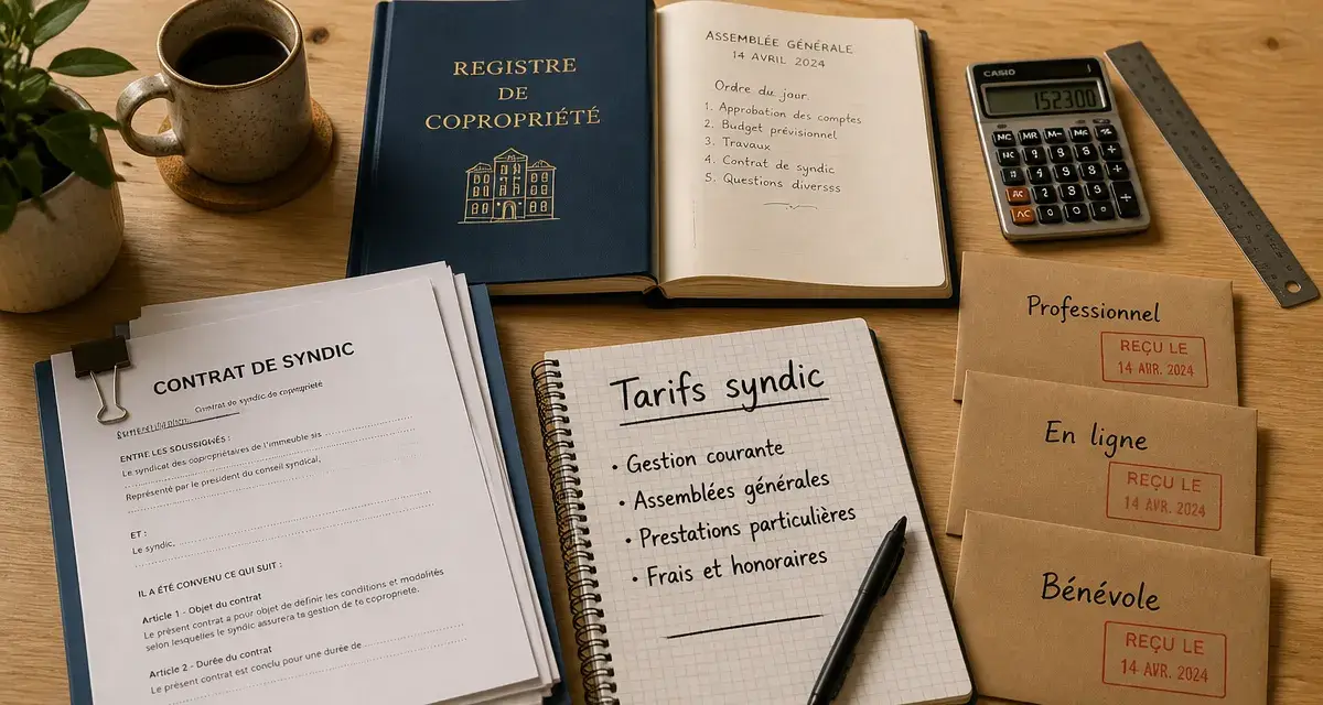 Tarif syndic petite copropriété : coûts par lot