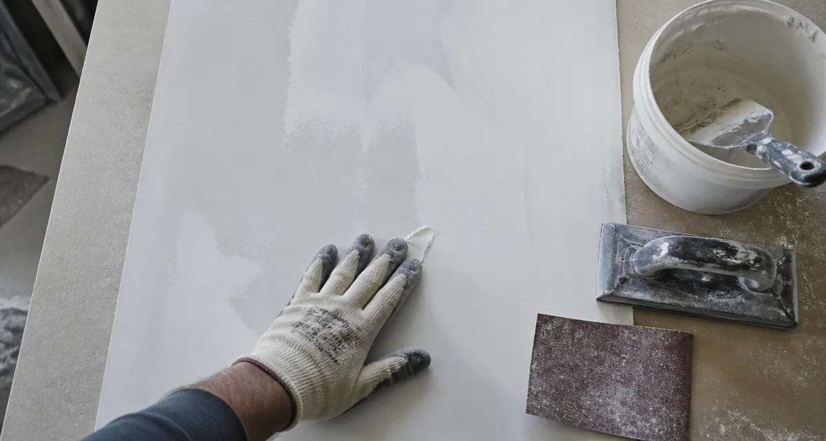 temps séchage enduit lissage avant ponçage sur plaque plâtre