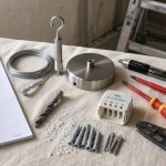 Installer luminaire plafond : sécurité électrique et fixations au plafond