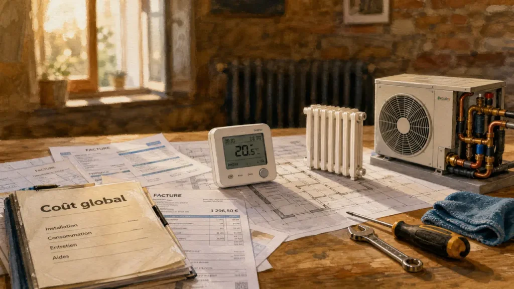 Mode de chauffage et coût global : isoler avant de changer de chauffage