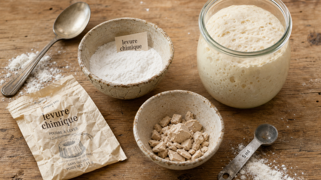 Levure chimique ou boulangère : comparaison pour la pâte, le goût et la pousse