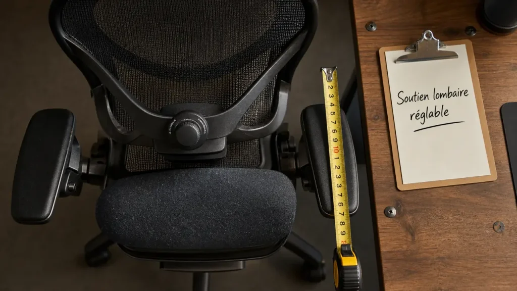 Top chaise ergonomique : soutien lombaire réglable et critères clés