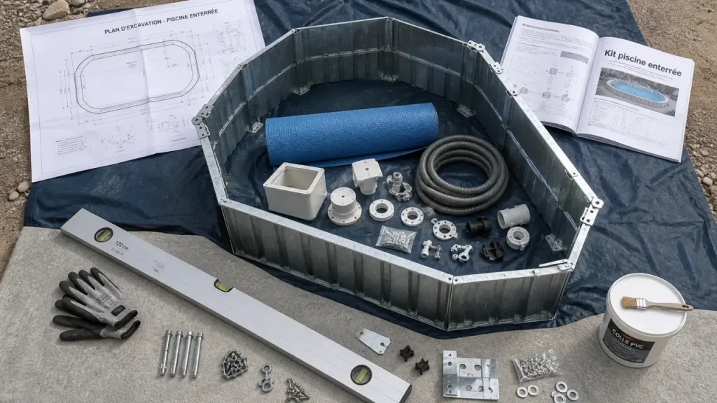 Acier, blocs ou maçonnerie : quel kit piscine enterrée choisir selon votre terrain ?