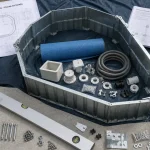 Meilleur kit piscine enterrée : panneaux acier et liner sur chantier