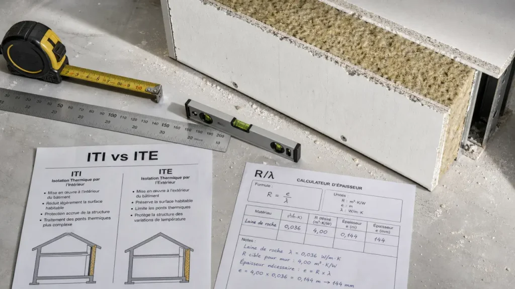 Mur isolant : 7 cm bien posés vs 15 cm mal posés