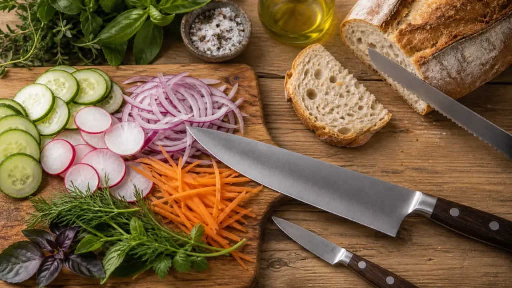 Couteau de chef, Santoku, Yanagiba : quel type de couteau choisir selon l’usage ?