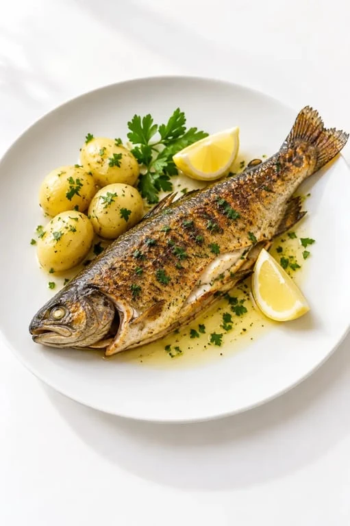 Cuisson truite poele : truite meunière dorée au beurre citronné