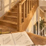 Escaliers sur mesure en bois : escalier en chêne sur mesure