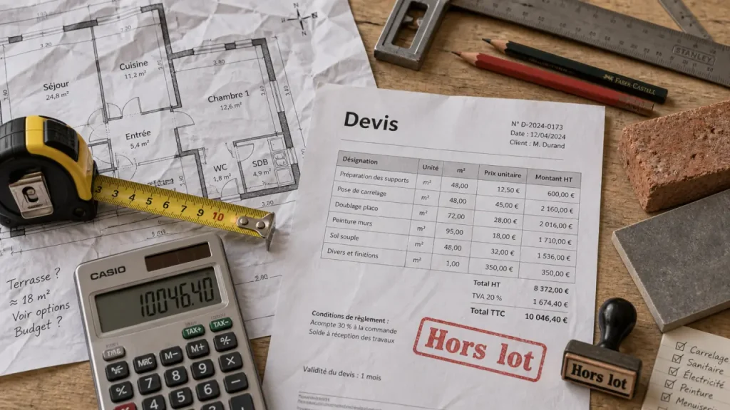 Prix à la construction : coût global au-delà du m²