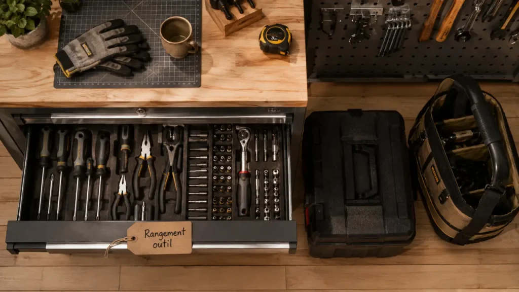 Quel rangement outil choisir pour l’atelier, le garage ou le chantier ?