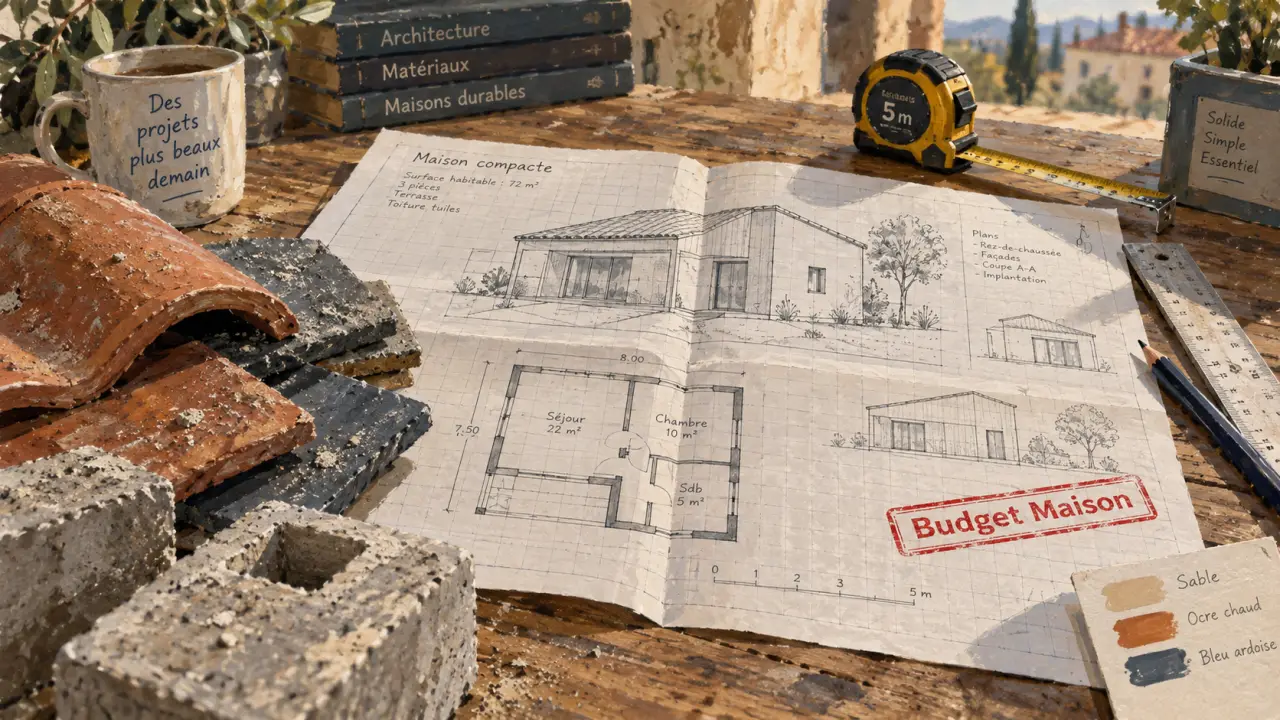 Construction maison pas cher : plan de maison et budget